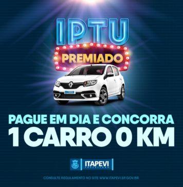 Crédito: Pedro Godoy / Ex Libris - PMI Legenda: Um carro 0 km será o prêmio principal do IPTU Premiado