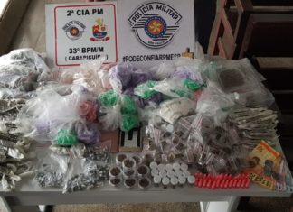 Policiais realizam apreensão de drogas e prendem indivíduos procurados pela justiça