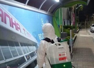 Barueri aumenta limpeza nos locais públicos contra o coronavírus O trabalho de higienização e desinfecção dos locais públicos de Barueri é uma das medidas tomadas em ação de sanitização para combate à pandemia da Covid-19.