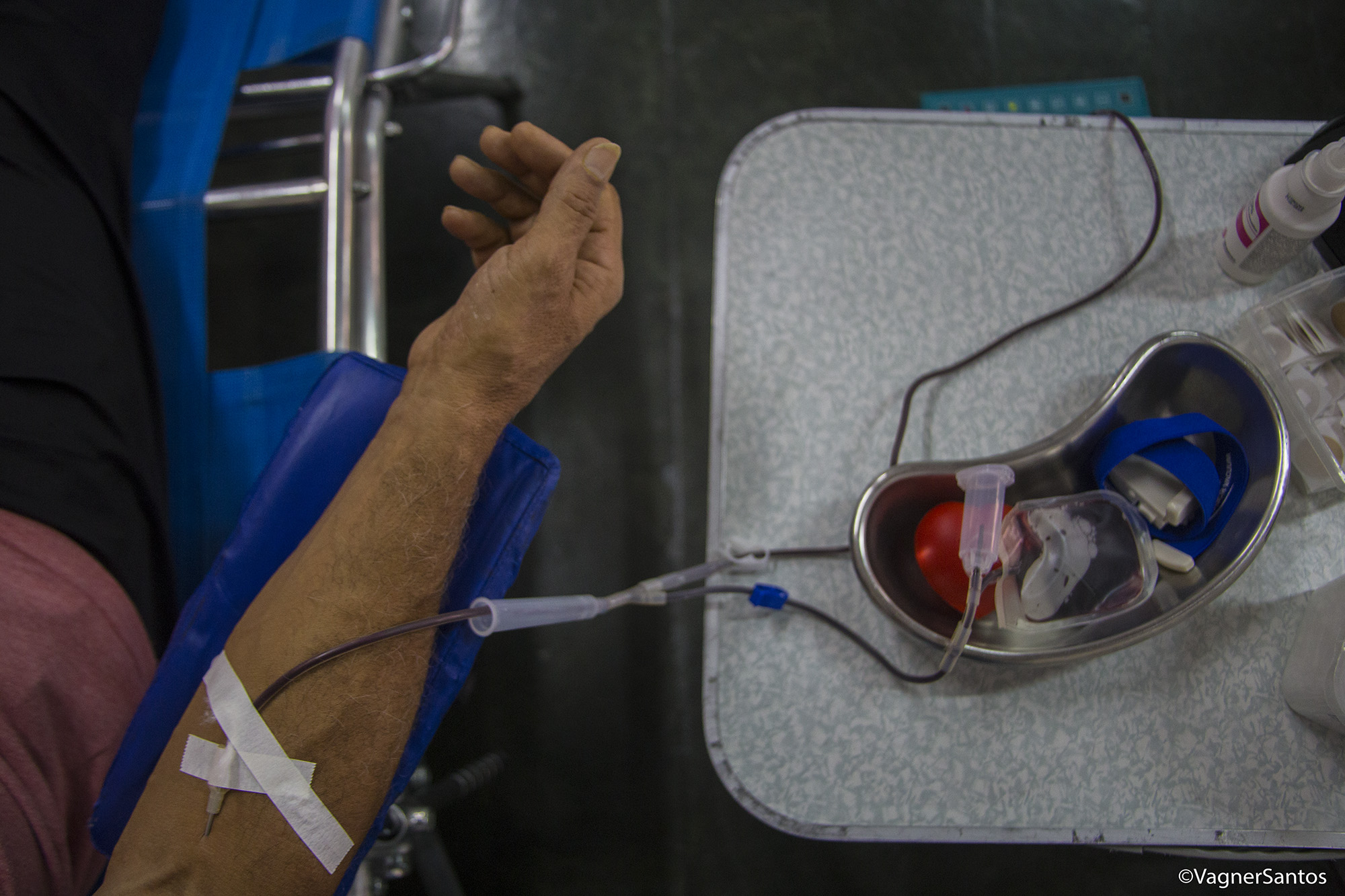 A capacidade de coleta de bolsas de sangue é limitada, mas ainda há cerca de 50 vagas para doadores participarem nos dois dias de ação que acontece na Faculdade Estácio de Sá