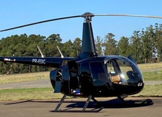 Helicóptero ligado ao tráfico internacional é apreendido em Carapicuíba