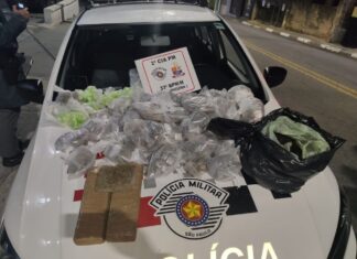PMs apreendem 17 kg de drogas na Comunidade Porto de Areia