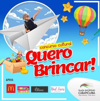 Plaza Shopping Carapicuíba faz concurso cultural para o dia das crianças