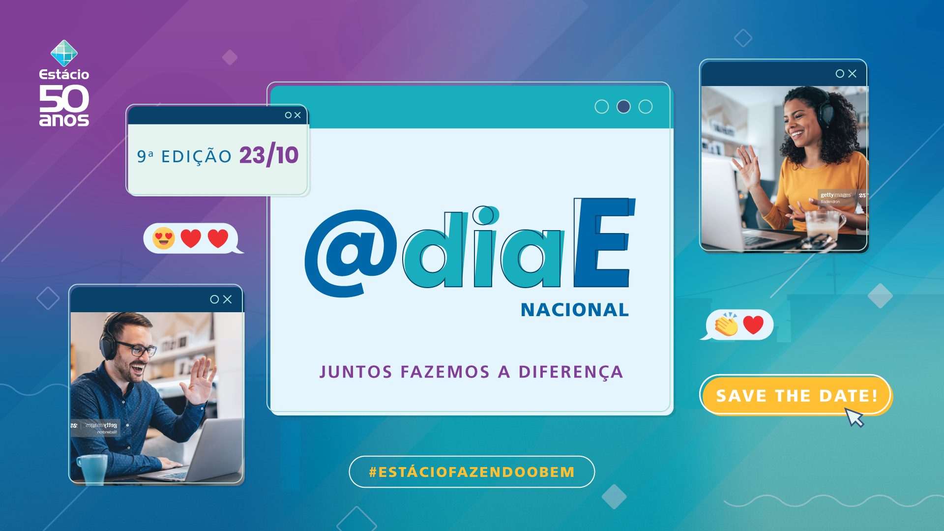 Estácio oferecerá diversas atividades gratuitas no Dia E Nacional