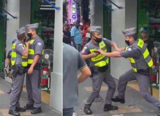 Policiais Militares brigam entre si no Centro de São Paulo