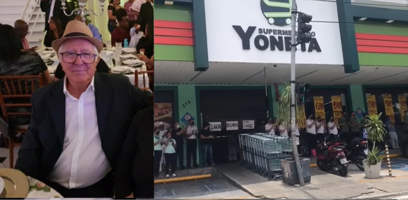 Funcionários de supermercado em Carapicuíba fazem homenagem a gerente morto por covid-19