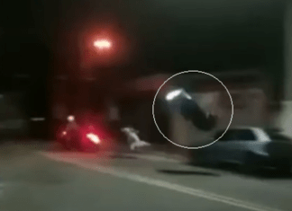 Moto capota após perseguição policial em Osasco