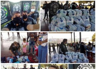 Moto clube “INSANOS” promove ação social em Carapicuíba