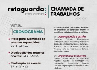 Retaguarda em Cena dará “voz” aos bastidores da produção cultural