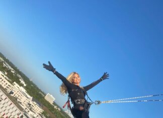 Gisele Abramoff se transforma em “Mulher Aranha” em novo clipe