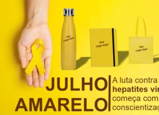 Brindes corporativos são opção para ações no Julho Amarelo