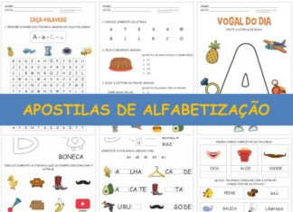 Apostilas de alfabetização são alternativa para pais e professores