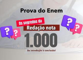 Prova de redação no ENEM é importante para resultado final